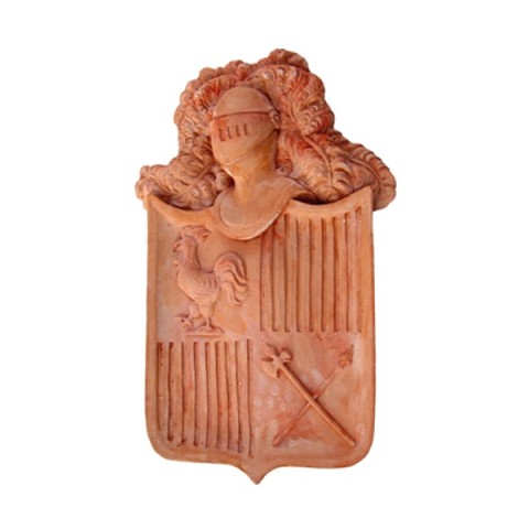 Coat of Arms Terracotta Shield